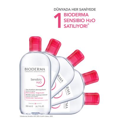 Bioderma Sensibio H2O Micellar Water for Sensitive Skin - Gentle Makeup Remover &amp; Cleanser, Hypoallergenic &amp; Dermatologically Tested