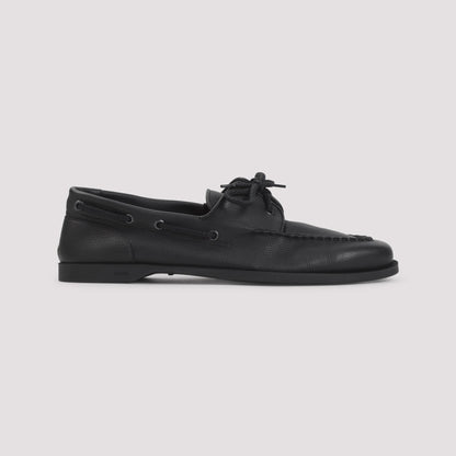 JOHN LOBB Grained Leather Foil Loafers for Men