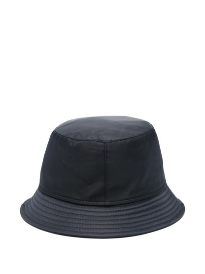BORSALINO Rain Bucket Hat with Ribbed Detail