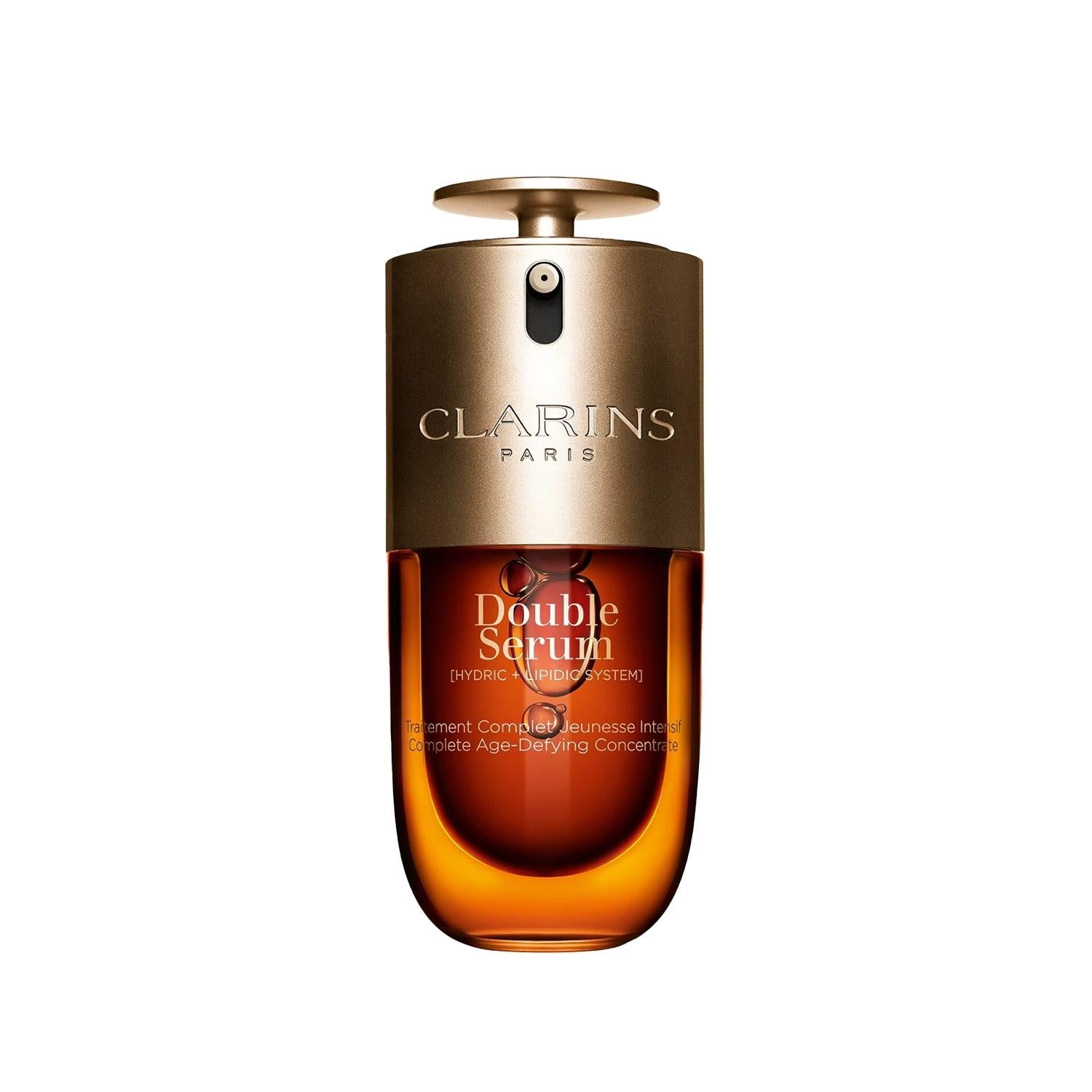 Clarins Double Serum: Anti-Aging &amp; Hydrating Facial Serum for Youthful, Radiant Skin (30ml)