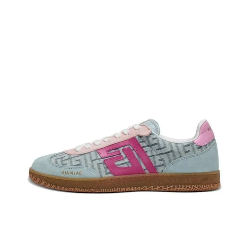 BALMAIN Swan Labyrinth Sneakers