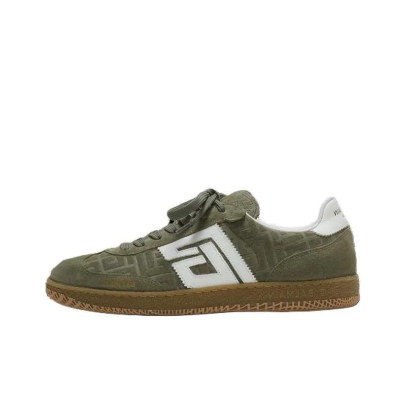 BALMAIN Swan Low-Top Skateboard Shoes &