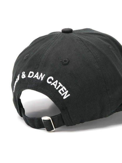 DSQUARED2 Embroidered Baseball Cap with Rips