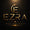 EZRA logo in gold on a black background, representing a luxury brand.