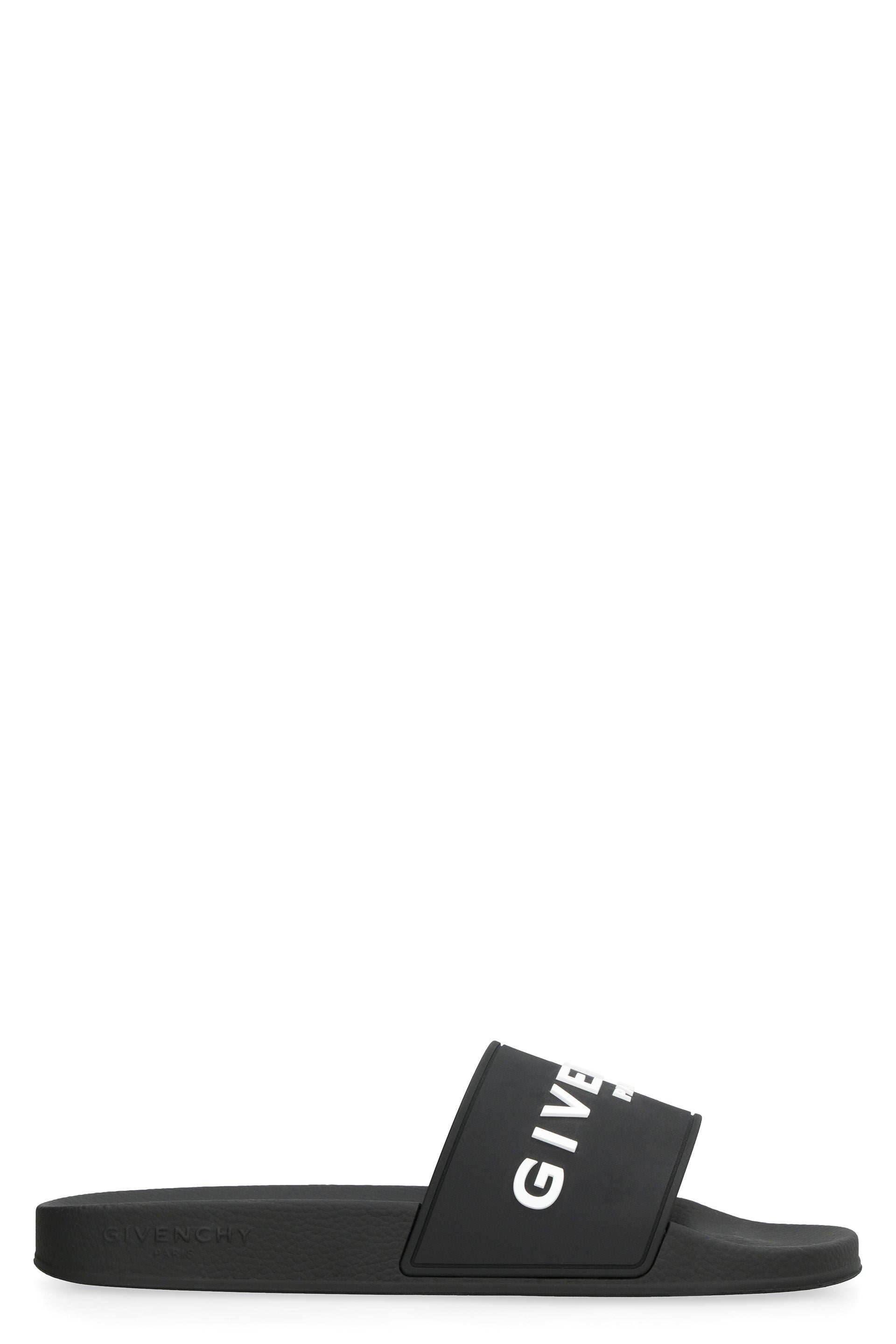 GIVENCHY Stylish Slide Sandals with Logo - 3 cm Rubber Sole