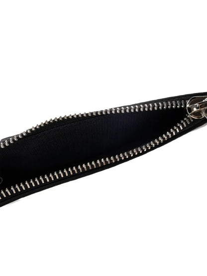 GIVENCHY Mini Grain Leather Card Holder with Zip - SS26