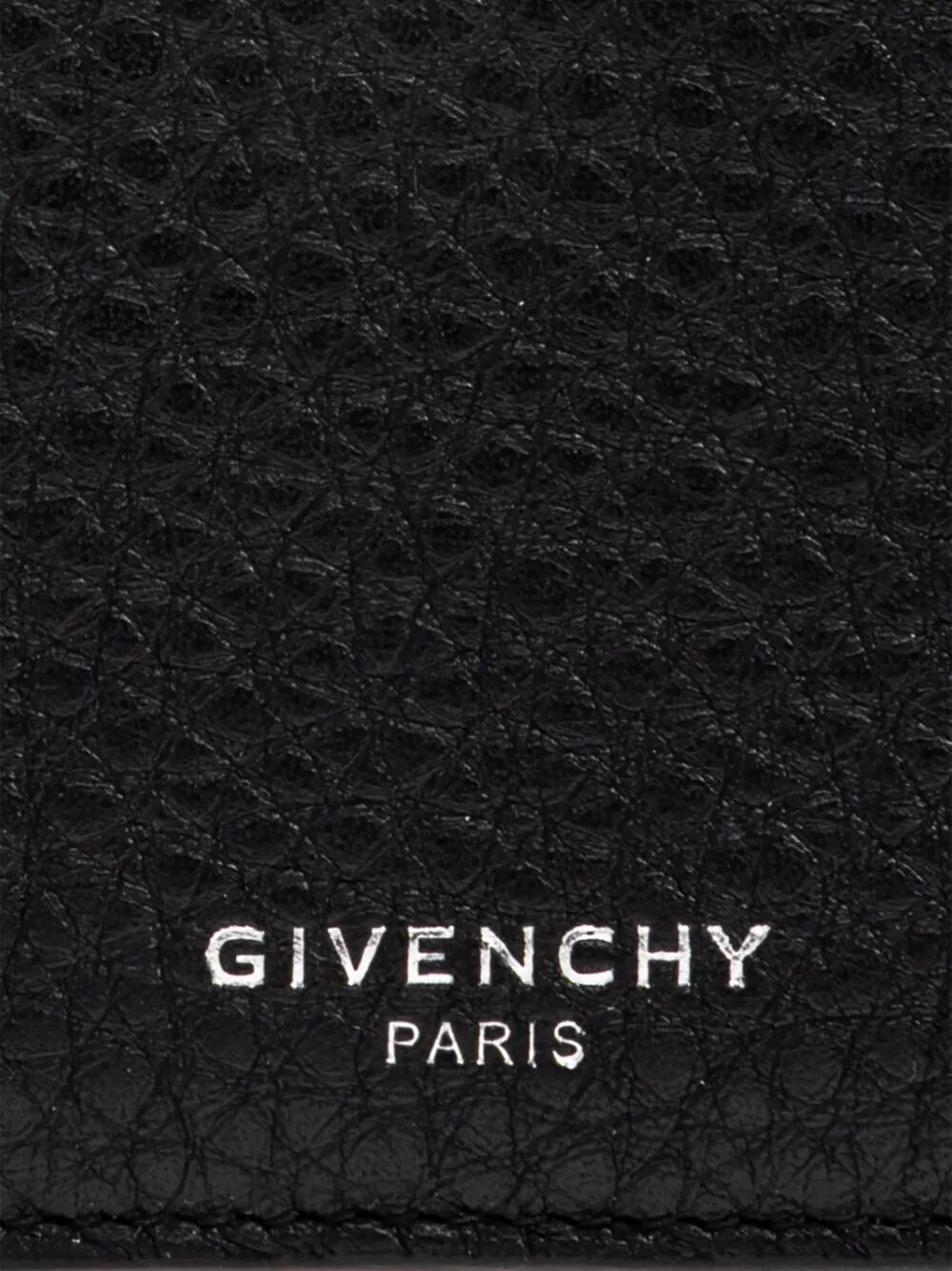 GIVENCHY Mini Grain Leather Card Holder with Zip - SS26
