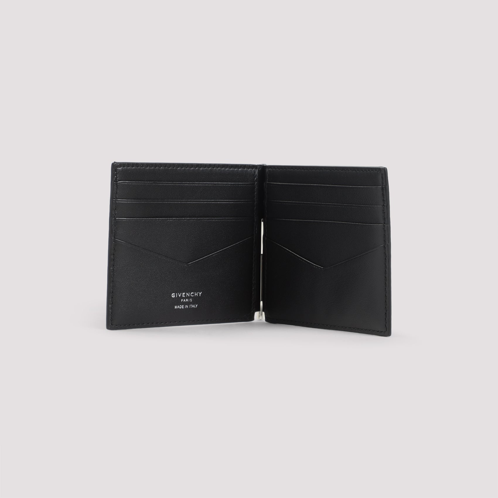 GIVENCHY 100% Leather Mini Bill Clip Wallet