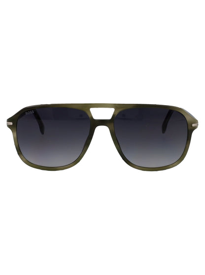 BOSS Horn Acetate Sunglasses - Men&