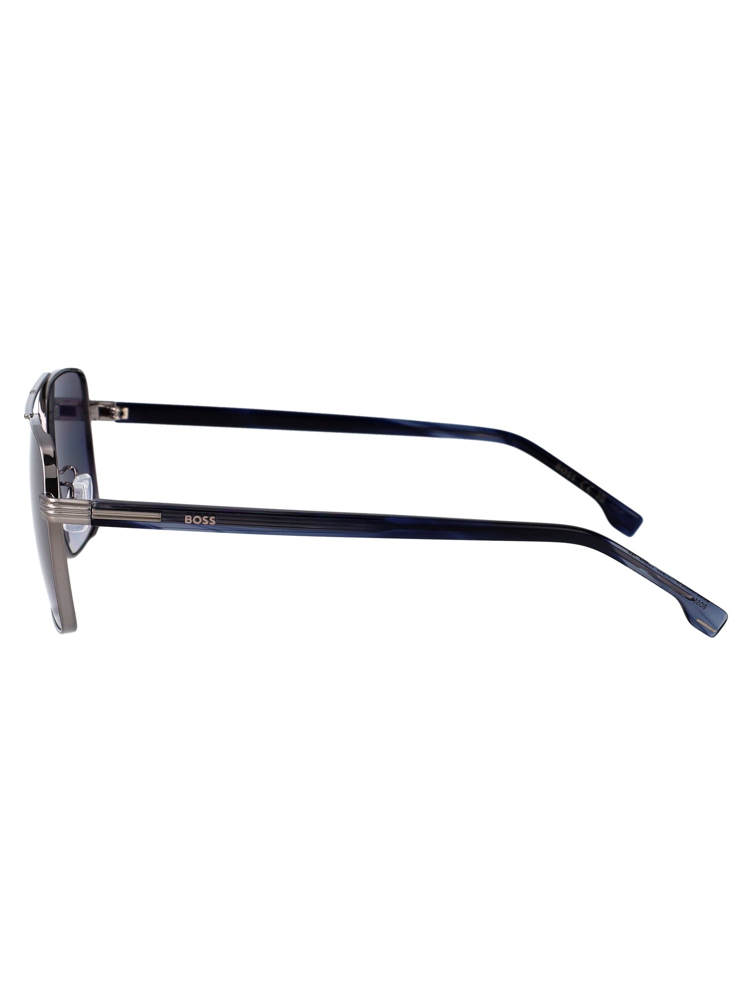 HUGO BOSS Ruthenium Steel Sunglasses for Men