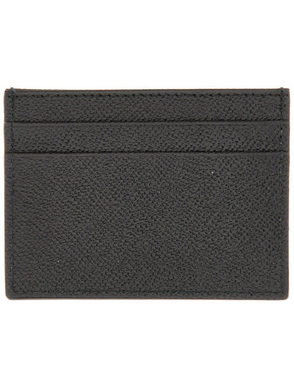 DOLCE &amp; GABBANA Mini Calfskin Card Holder with Four Slots