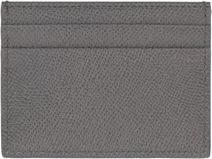 DOLCE &amp; GABBANA Mini Leather Card Holder with Dauphine Print