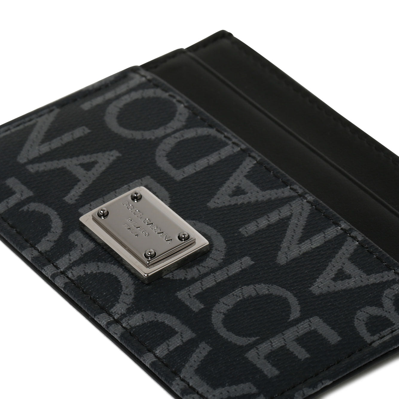 DOLCE &amp; GABBANA Mini Luxury 100% Leather Wallet for Men