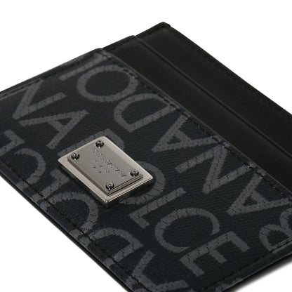 DOLCE &amp; GABBANA Mini Luxury 100% Leather Wallet for Men