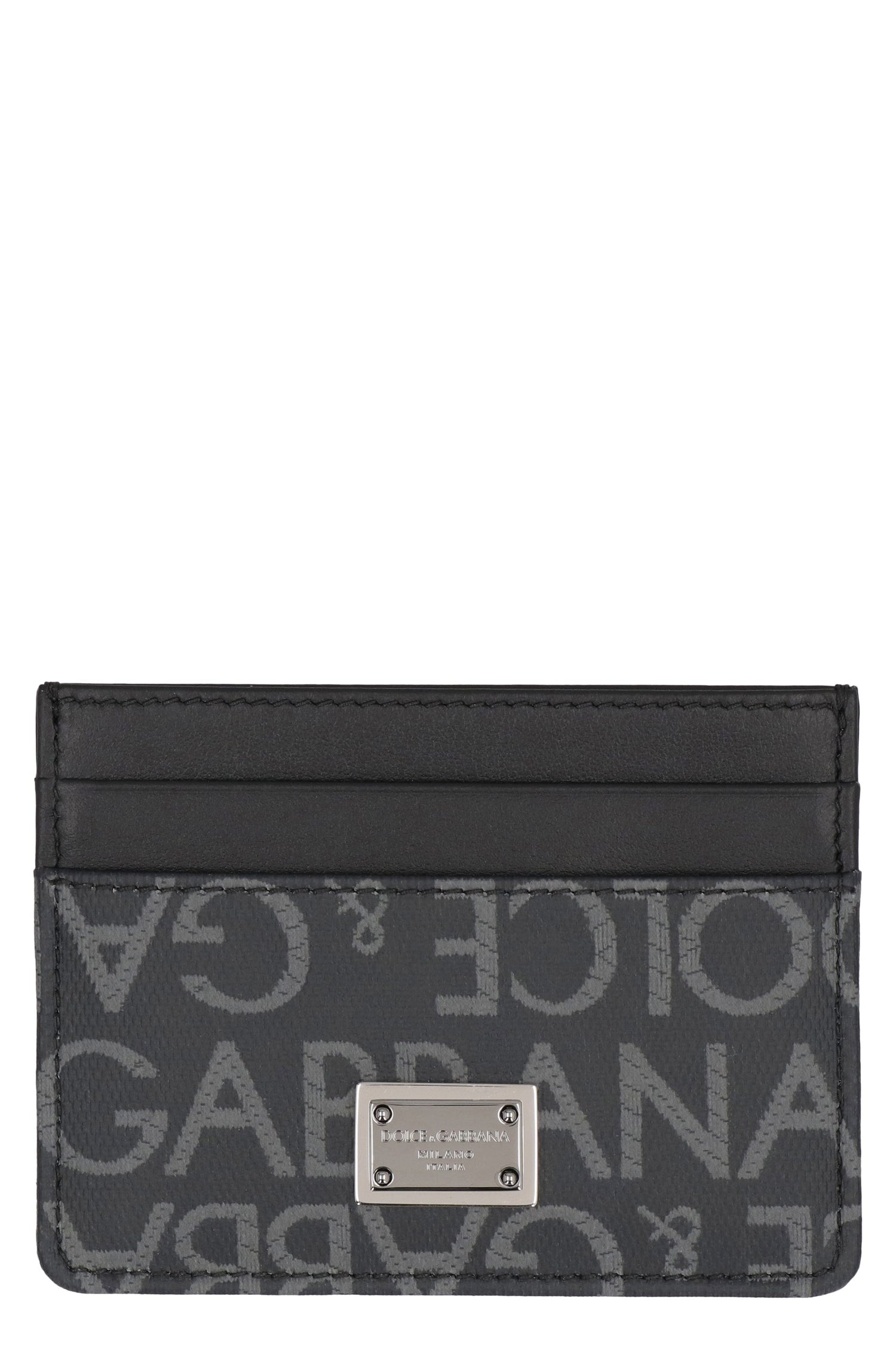 DOLCE &amp; GABBANA Logo Detail Mini Leather Card Holder