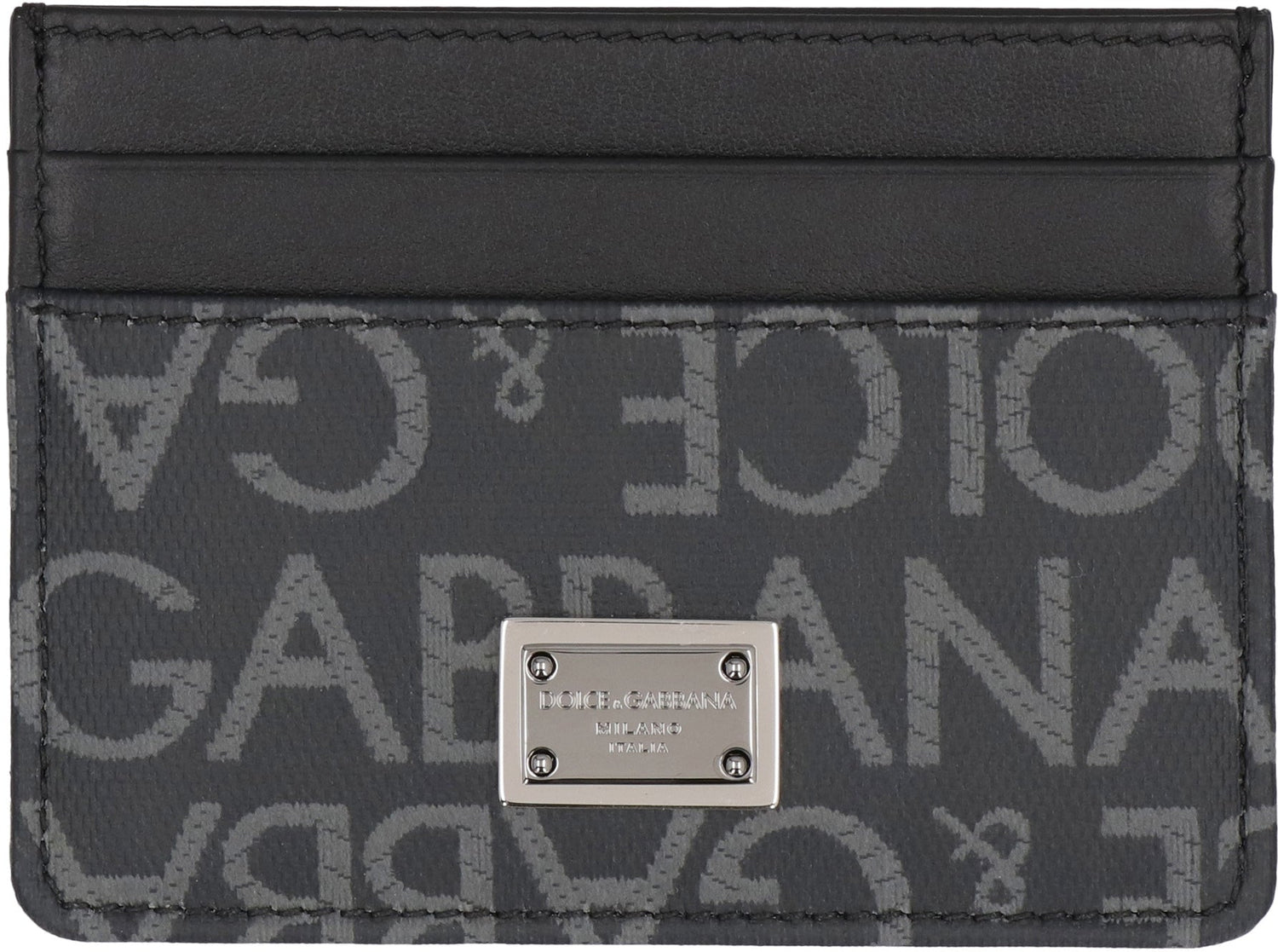DOLCE &amp; GABBANA Logo Detail Mini Leather Card Holder