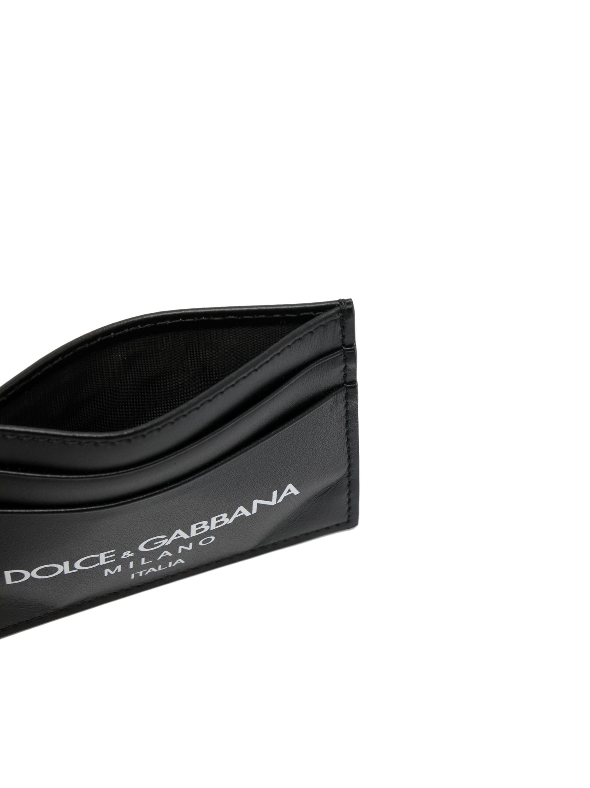 DOLCE &amp; GABBANA Luxurious Mini Leather Card Holder