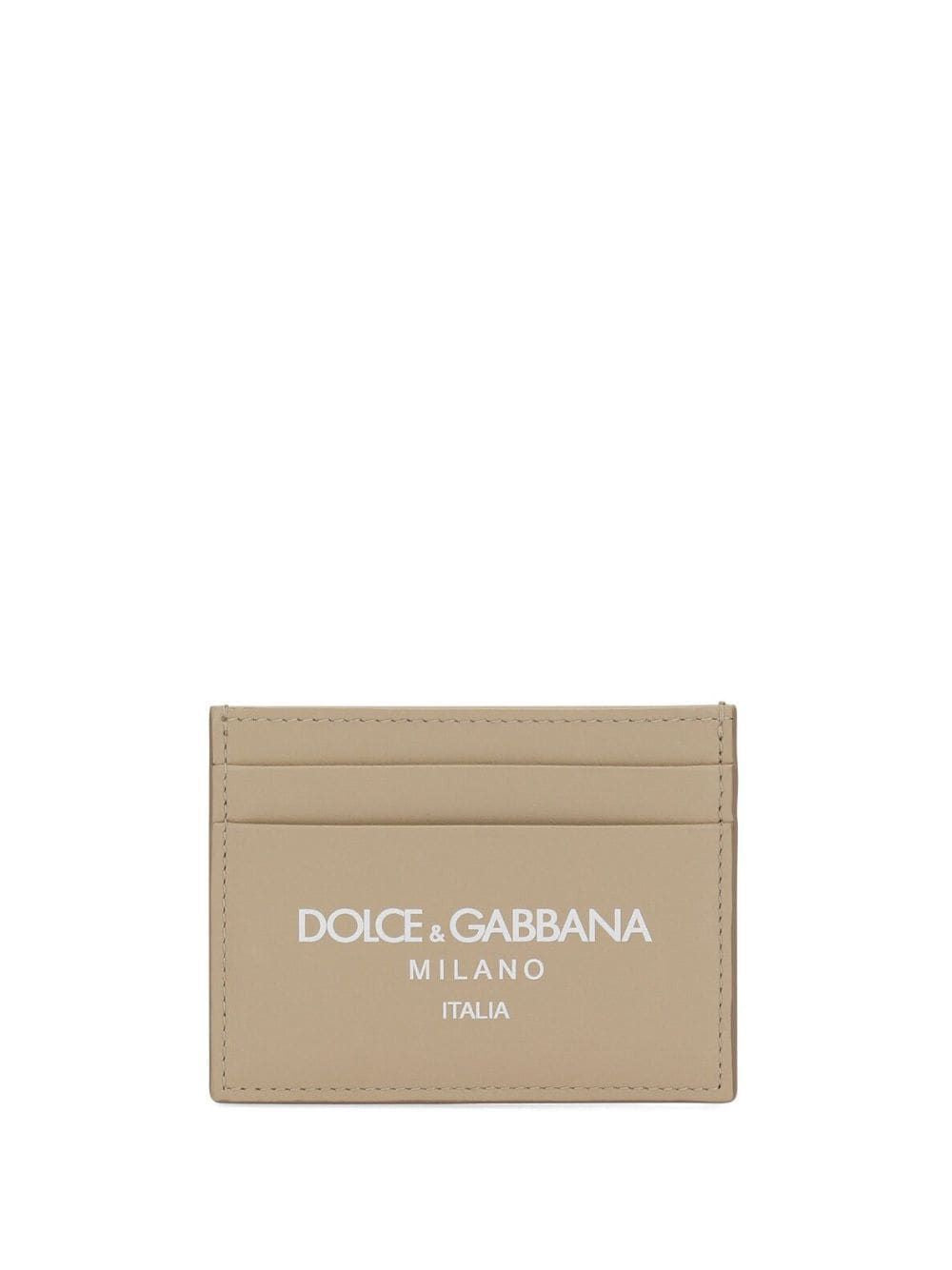 DOLCE &amp; GABBANA Luxurious Mini Leather Card Holder