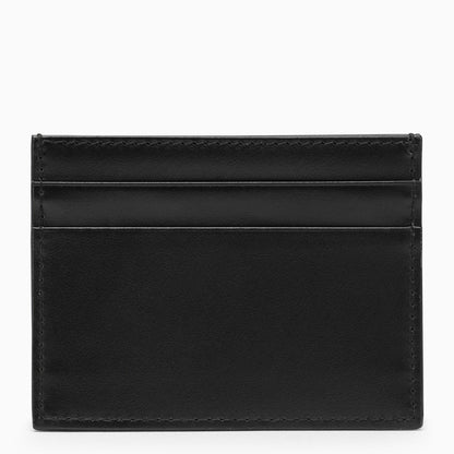 Dolce&amp;Gabbana Black Calfskin Card Holder With Logo