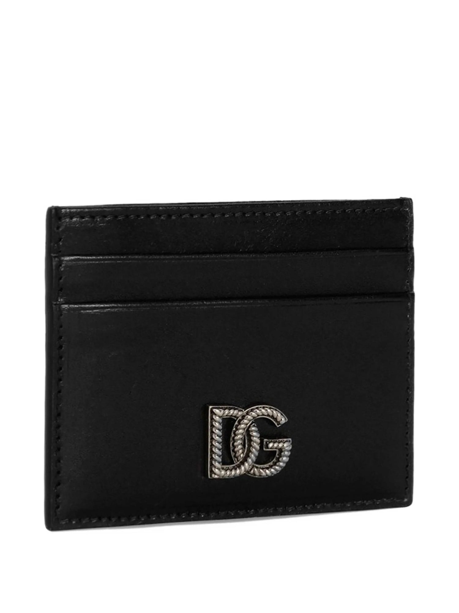 DOLCE &amp; GABBANA Mini Leather Card Holder - Classic Elegance