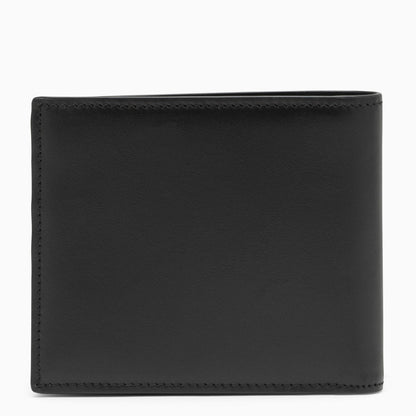Dolce&amp;Gabbana Black Leather Bi Fold Wallet With Logo