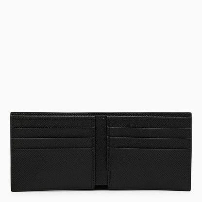Dolce &amp; Gabbana Black Leather Wallet With Logo