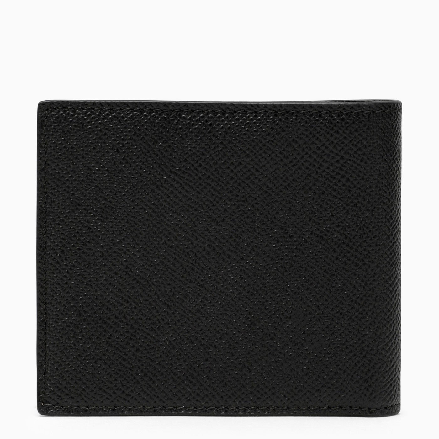 Dolce &amp; Gabbana Black Leather Wallet With Logo