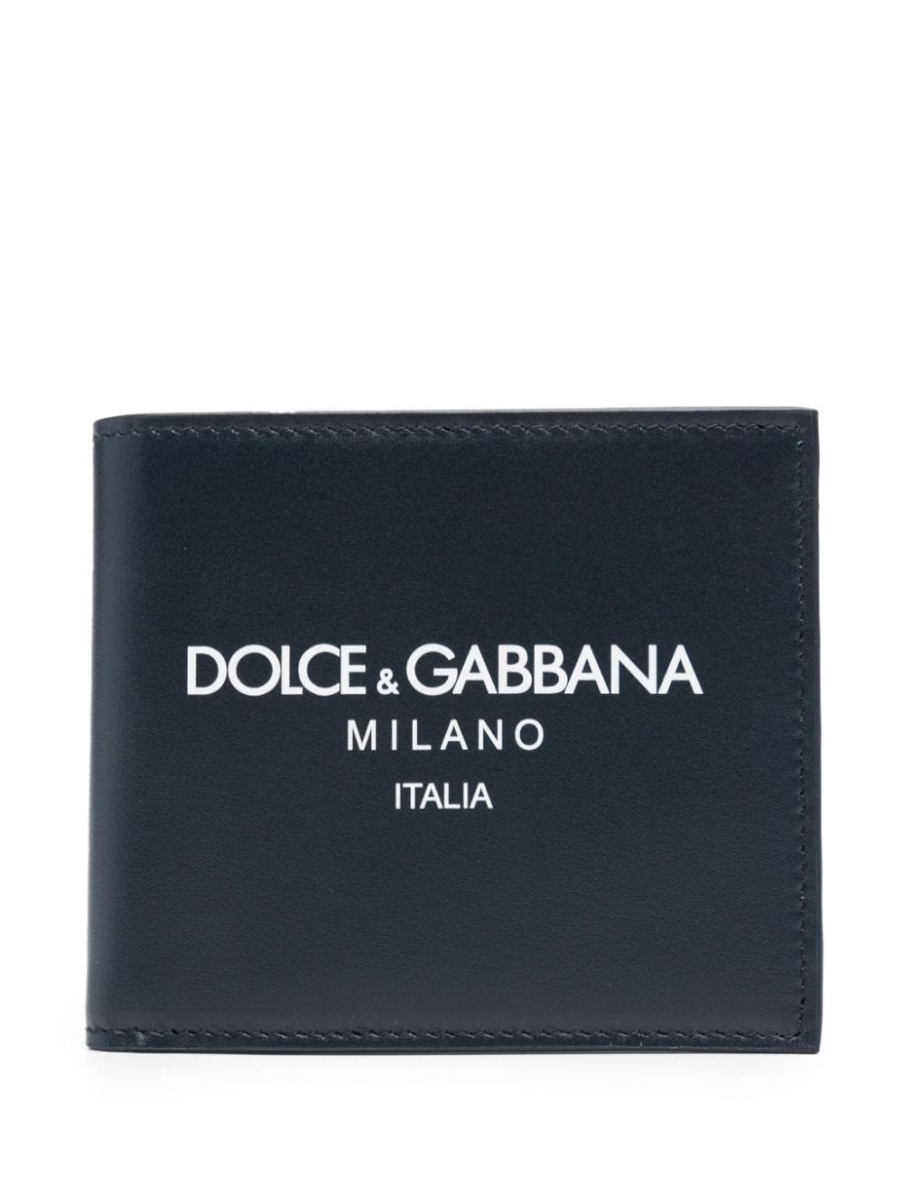 DOLCE &amp; GABBANA Leather Mini Flap-Over Wallet