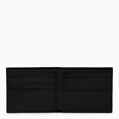 Dolce&amp;Gabbana Black Leather Bi Fold Wallet With Logo