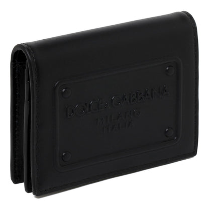 DOLCE &amp; GABBANA Mini Premium 100% Leather Wallet for Men