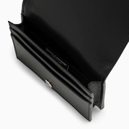 Dolce&amp;Gabbana Black Leather Wallet With Logo