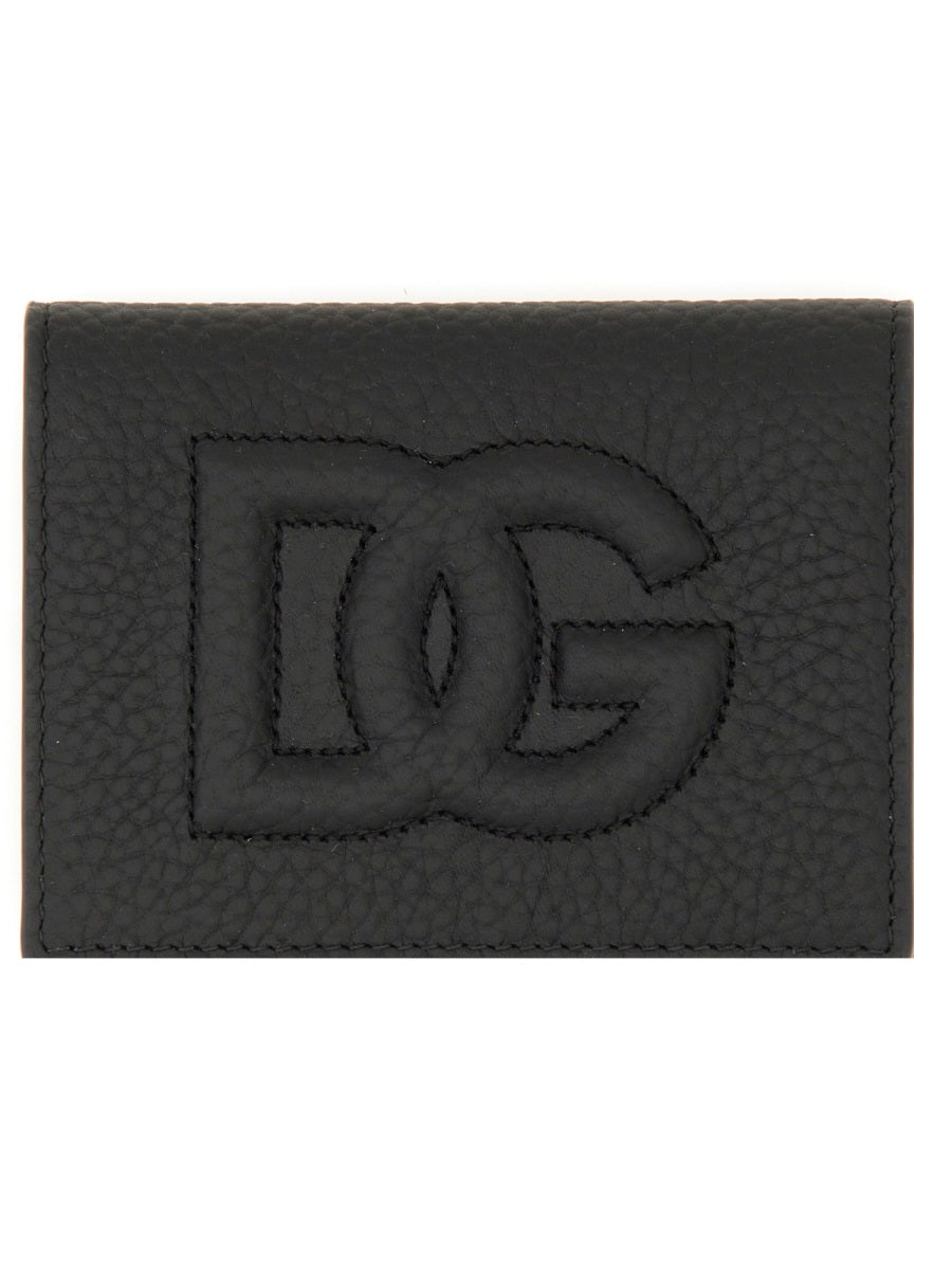 DOLCE &amp; GABBANA Sleek Mini Wallet with Logo