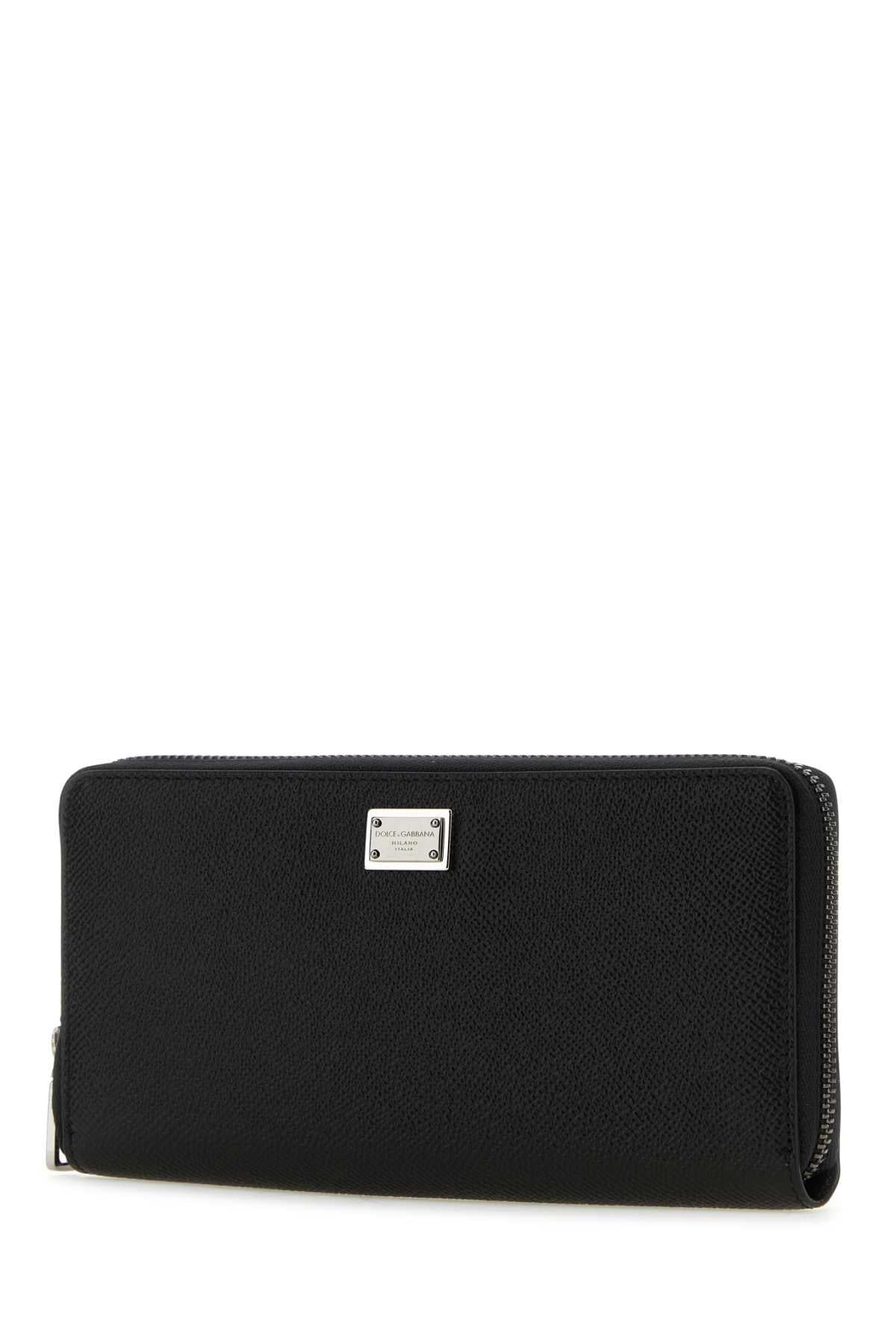 DOLCE &amp; GABBANA Sleek Mini Leather Wallet for Men
