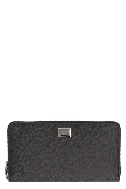 DOLCE &amp; GABBANA Sleek Mini Leather Wallet for Men