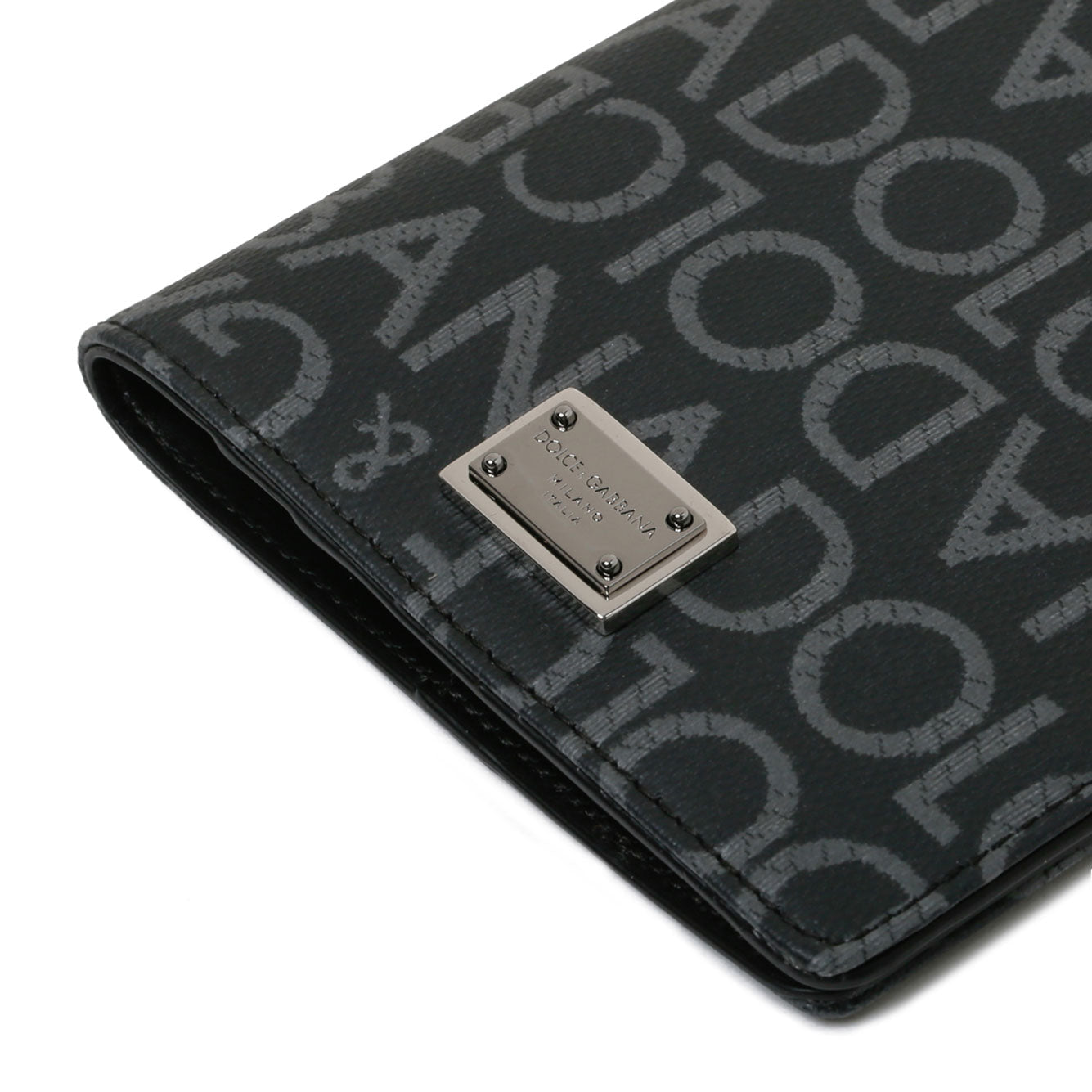 DOLCE &amp; GABBANA Mini Cotton and Leather Wallet