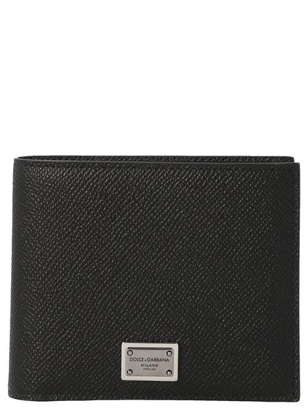 DOLCE &amp; GABBANA Mini Leather Flap-Over Wallet