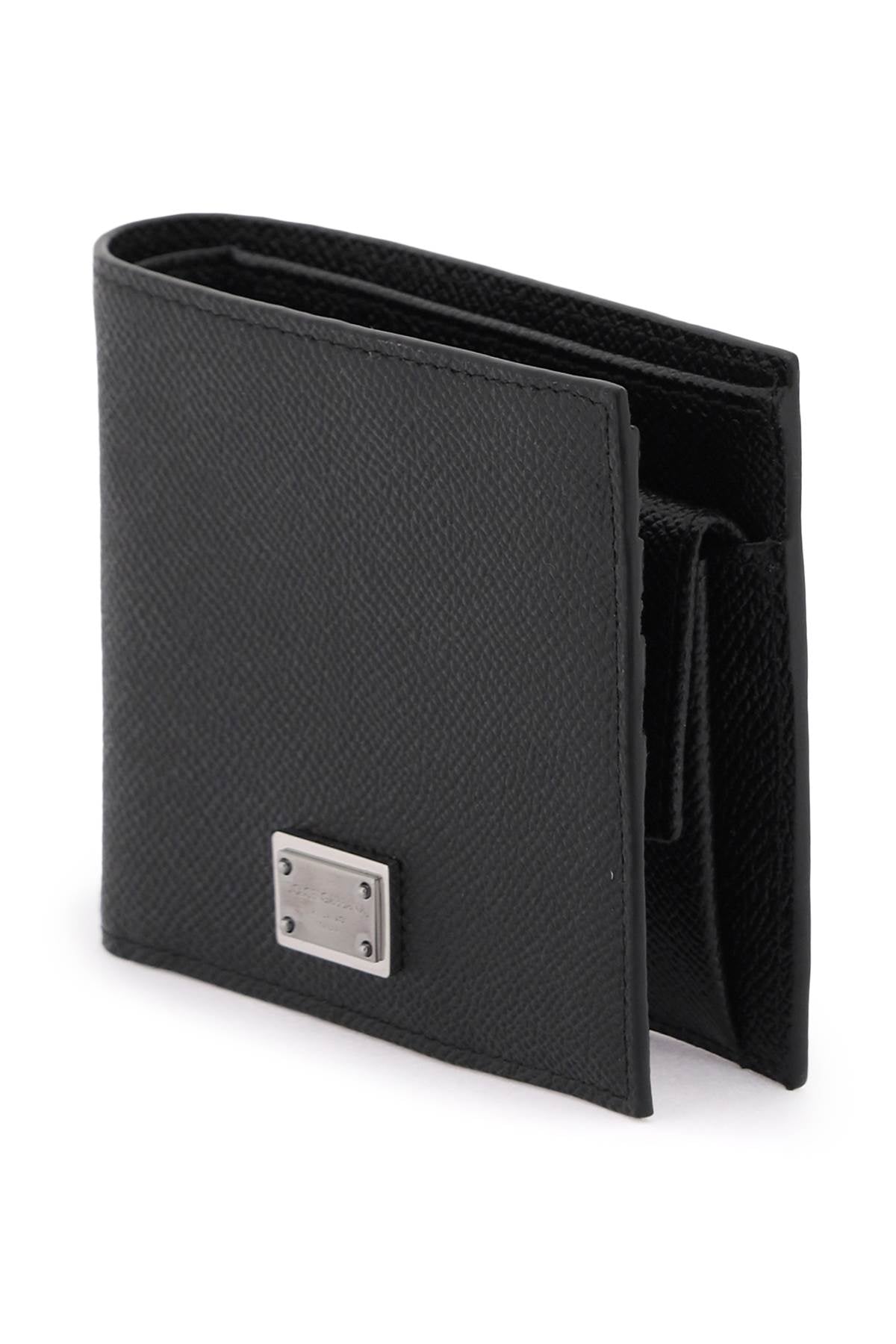 DOLCE &amp; GABBANA Mini Leather Flap-Over Wallet