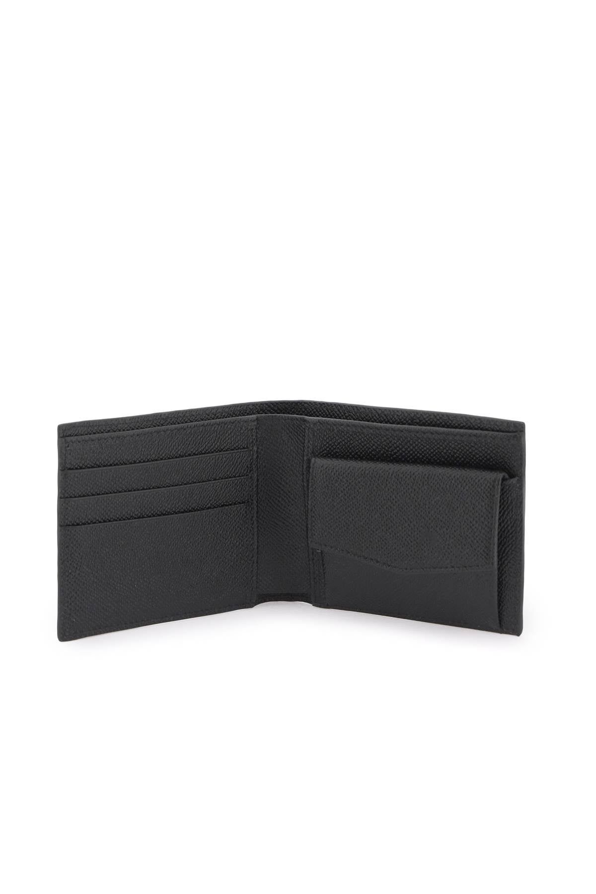 DOLCE &amp; GABBANA Mini Leather Flap-Over Wallet