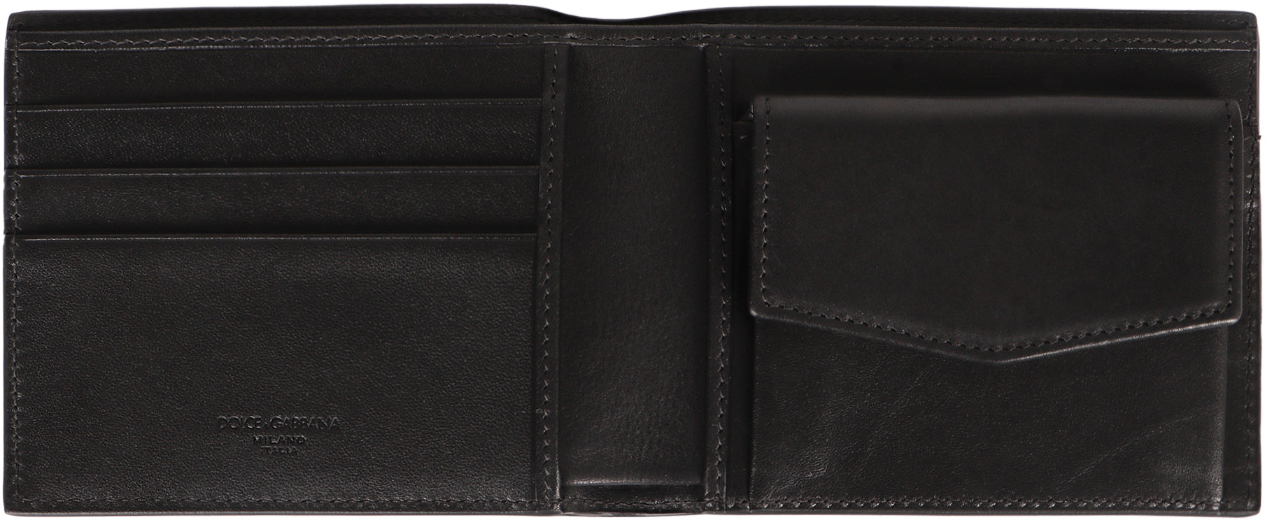 DOLCE &amp; GABBANA Mini Leather Wallet - Elegant Minimalist Design