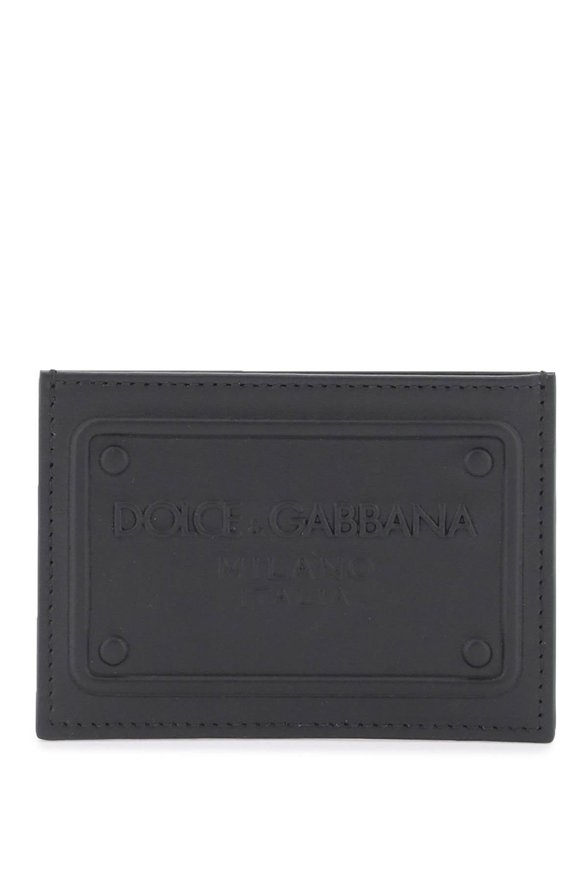 DOLCE &amp; GABBANA Logo Detail Mini Leather Card Holder