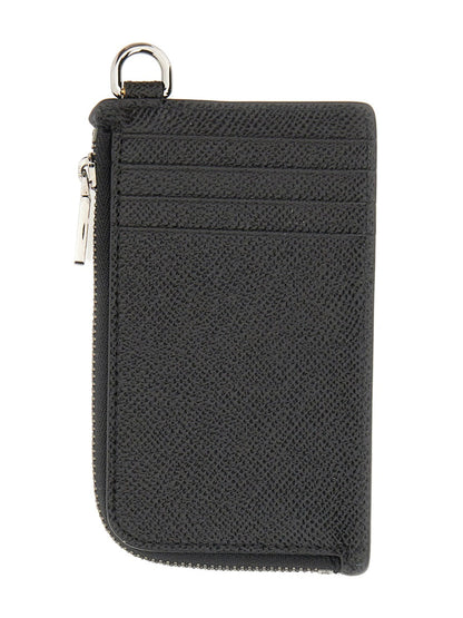 DOLCE &amp; GABBANA Mini Logo Plaque Card Holder