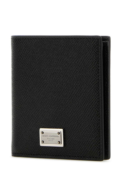 DOLCE &amp; GABBANA Mini Leather Wallet for Men
