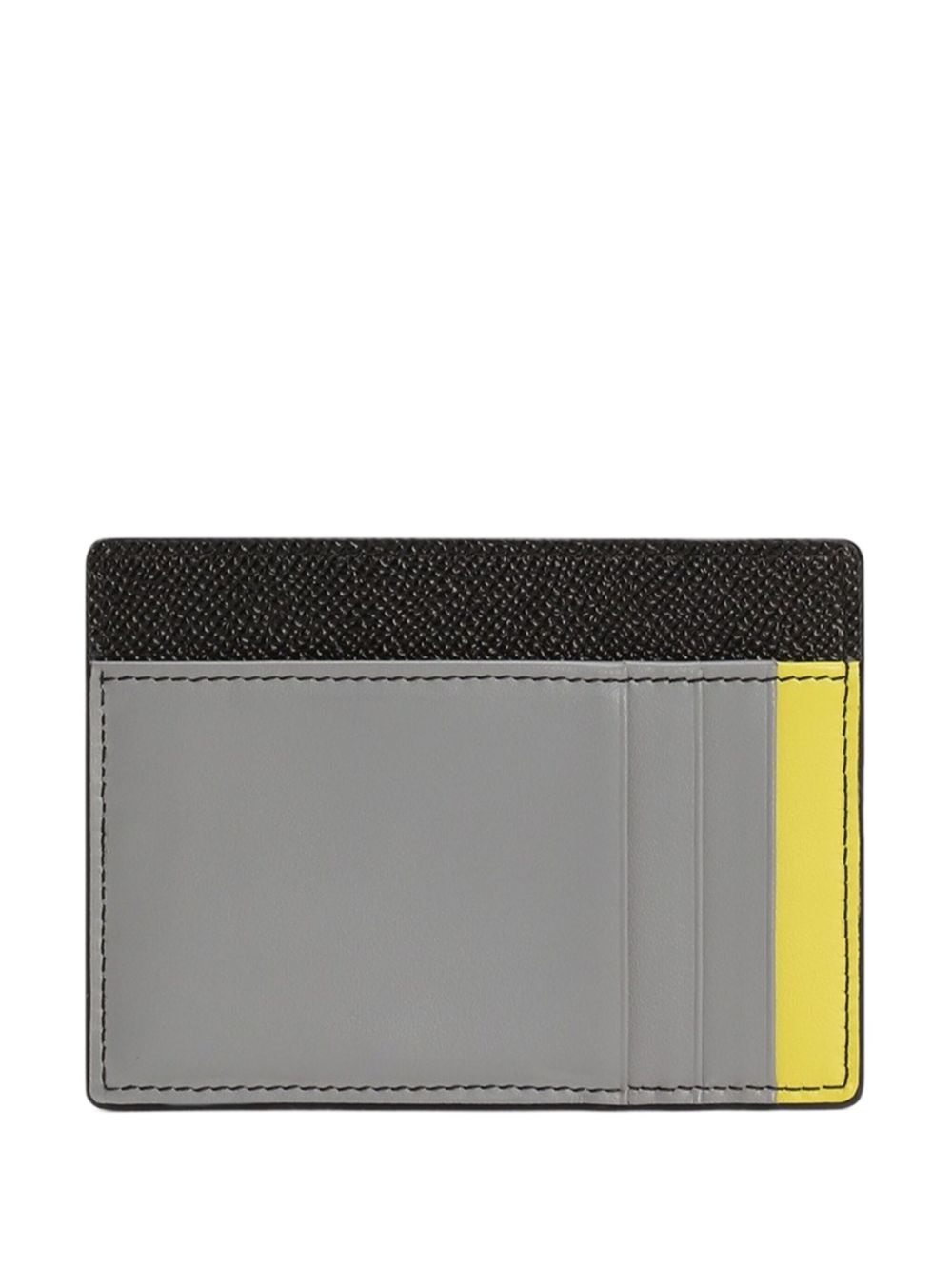 DOLCE &amp; GABBANA Mini Leather Wallet with Leopard Print Design