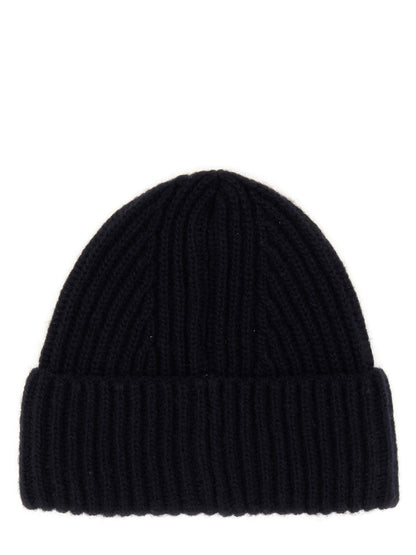 BARACUTA Classic Beanie Hat with Logo Patch
