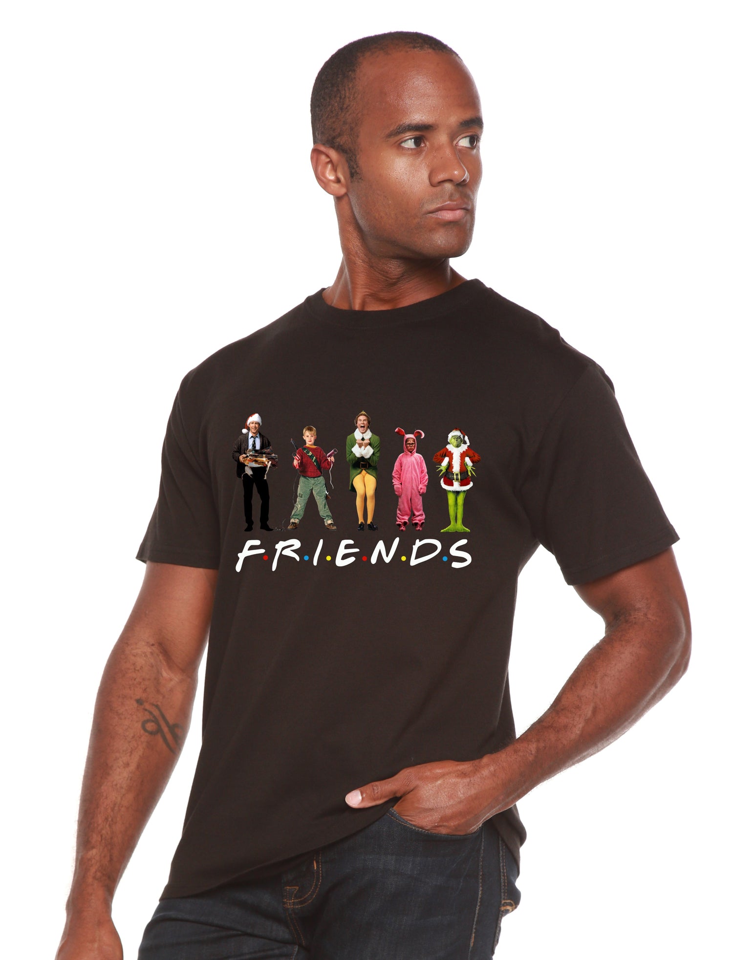 Funny Christmas Movies Printed Men&