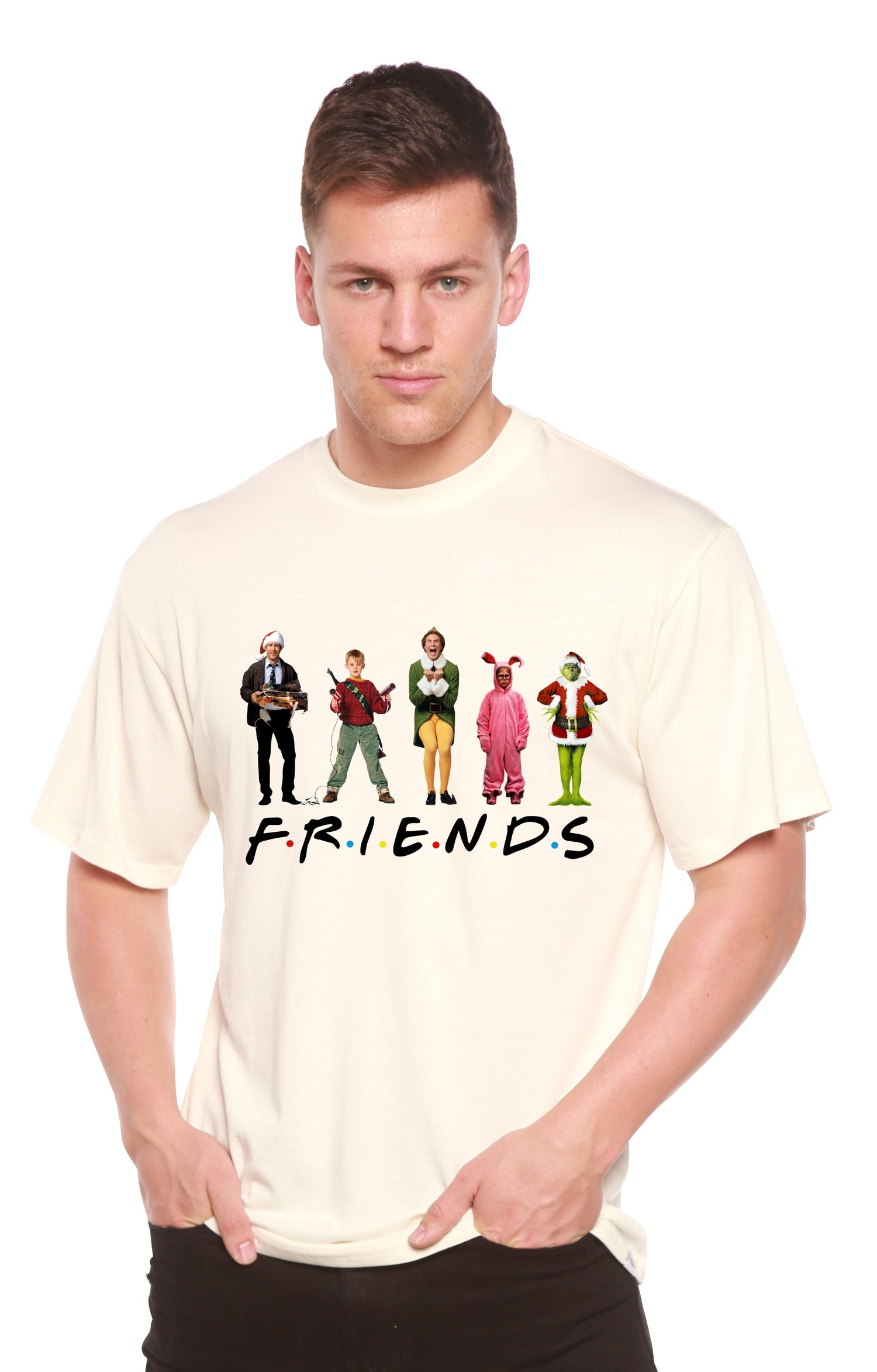 Funny Christmas Movies Printed Men&