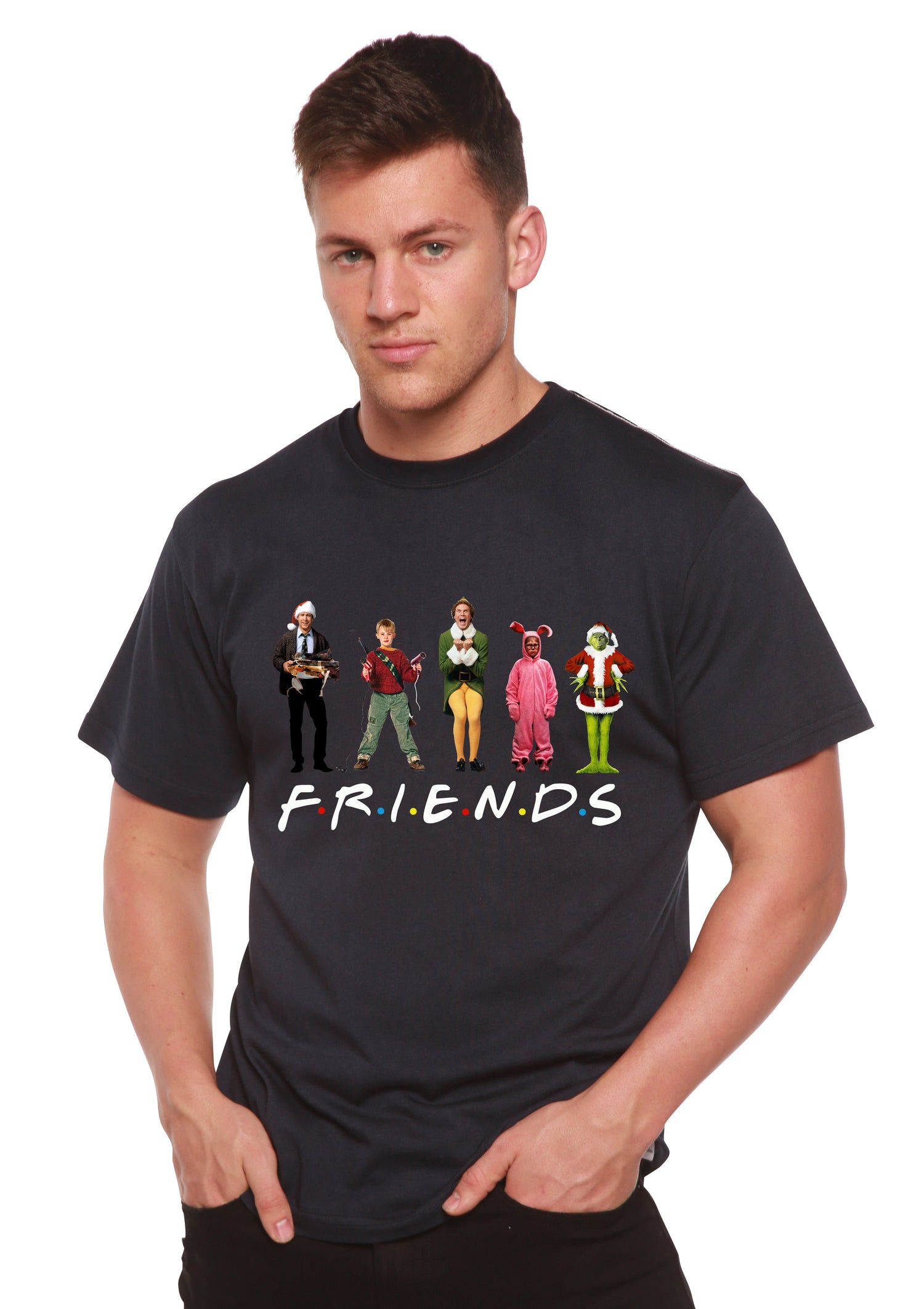 Funny Christmas Movies Printed Men&