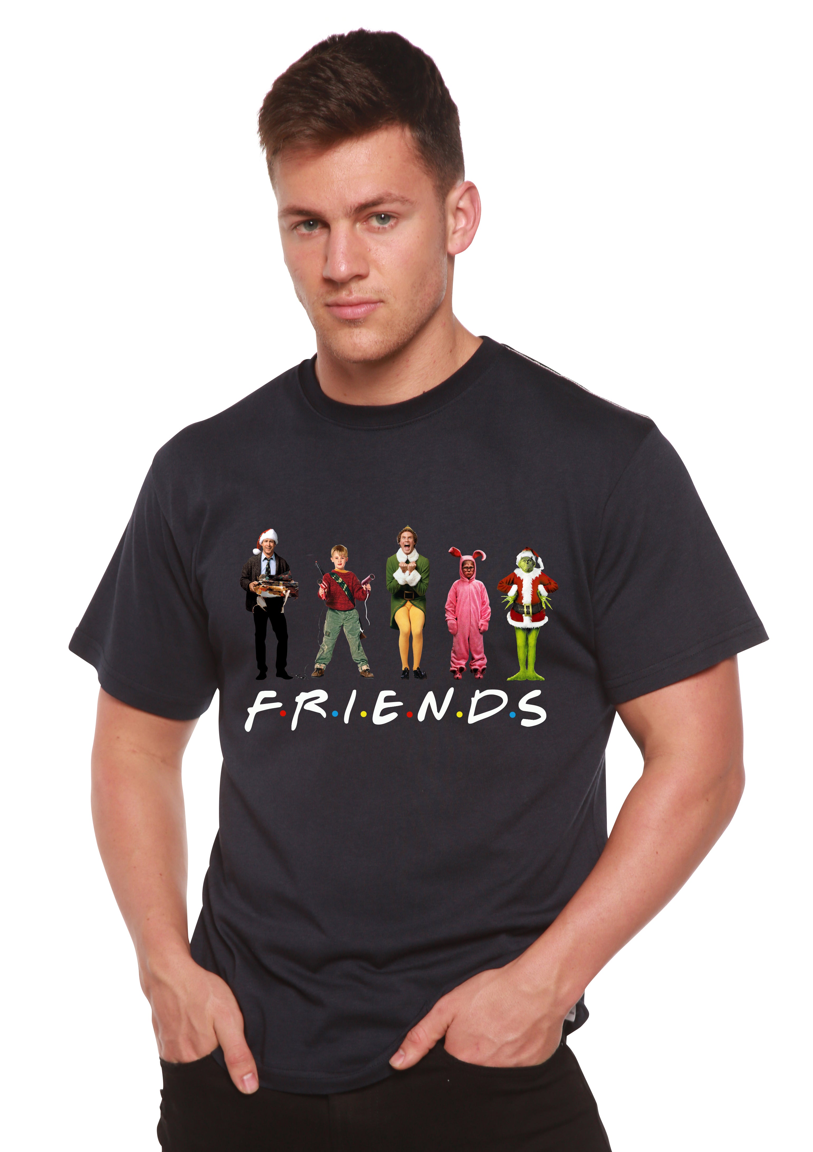 Funny Christmas Movies Printed Men&