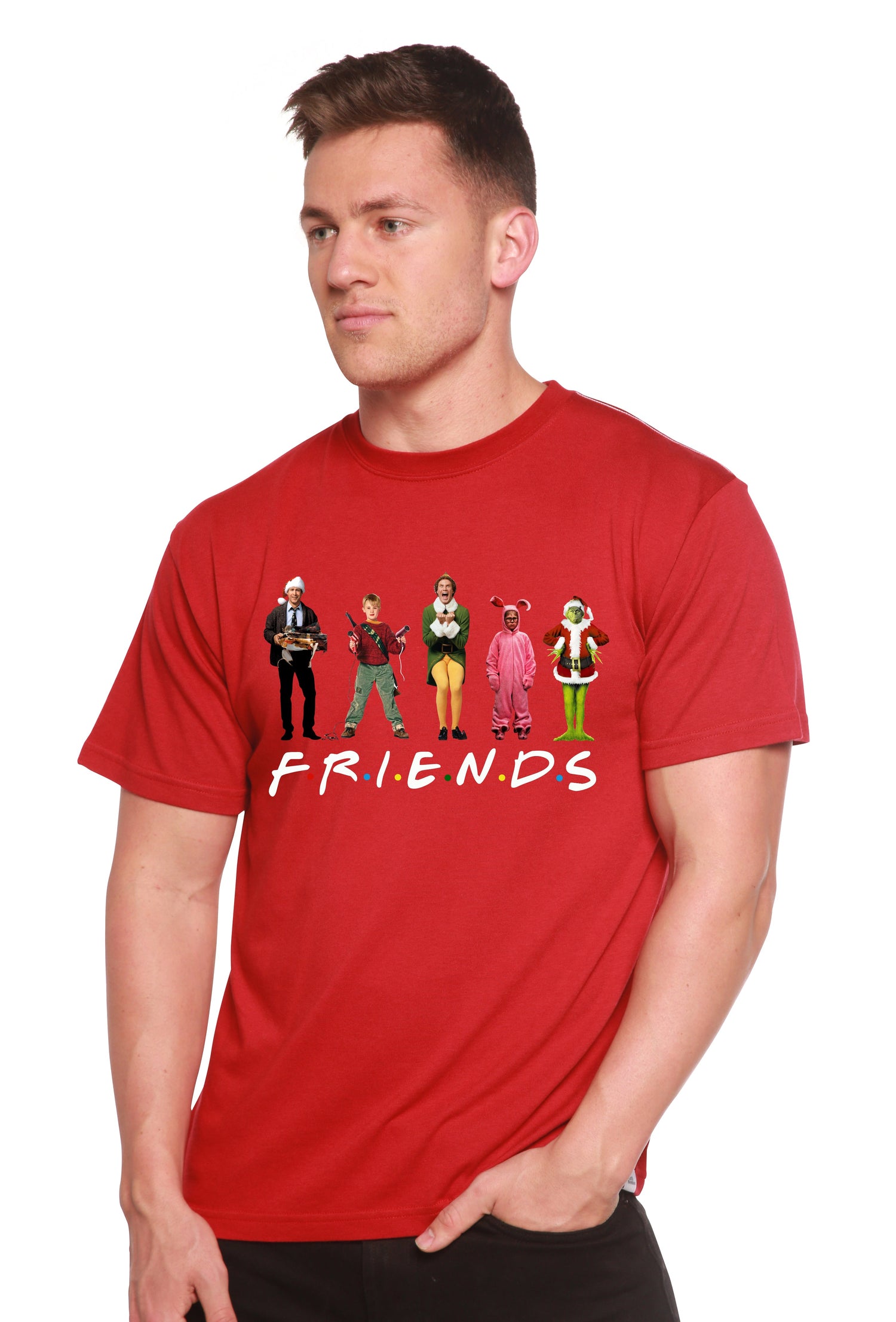 Funny Christmas Movies Printed Men&