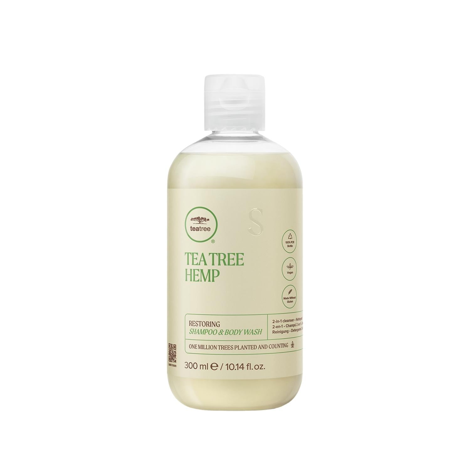 Tea Tree Hemp Restoring Hair &amp; Body Wash 300 ml